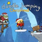 Play Doodle Jumping Christmas now!